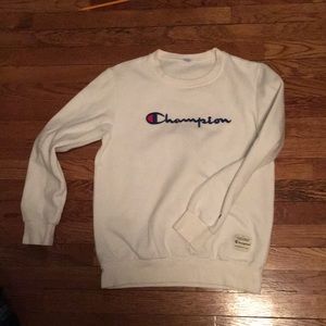 Size Boys Large Champion Hoodie White